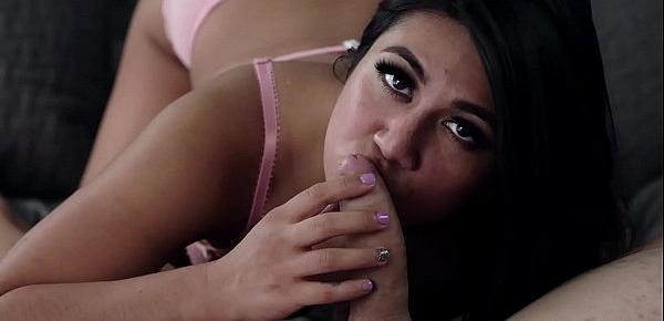  NICHE PARADE - Lovely Latina Lexy Bandera Sensually Sucking On Penis